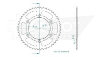 ESJOT Kettenrad "32045" 520, Stahl 50 Zähne