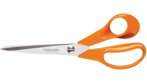 FISKARS Schere "Classic S90" Universalsc für Rechtshänder Länge: 21 cm, Gewicht: 83 g