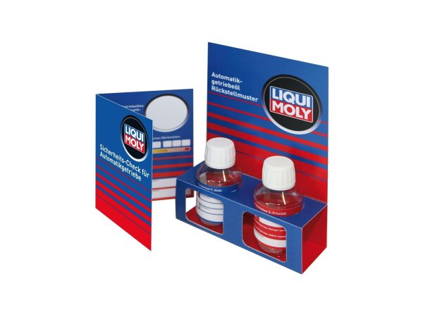 LIQUI MOLY Getriebeöltester "Gear Tronic Rückstellmusterset (zwei Probenflaschen und 1 Dokumentationsheft)