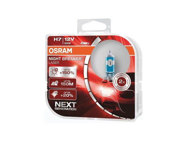 OSRAM Hauptlampe "Night Breaker Laser" H Paar