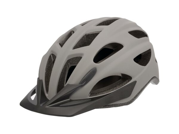 POLISPORT Helm "CityGo" Twin Shell Kons charcoal grey matt, Gr. M (54-59 cm)