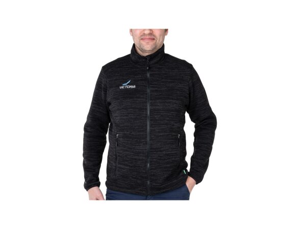 VAUDE Strickfleece-Jacke "Victoria" Dunkelgrau, 10 Herren, Gr. XX