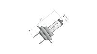 Scheinwerferlampe H7 Halogen, Sockel PX2 SPAHN "Prem +50", 12 V 55 W Der große Vorteil dieser Lampe ist das optimale Beleuchtungsverhältnis, kombiniert aus größerer Reichweite und gezielter Lichtverteilung