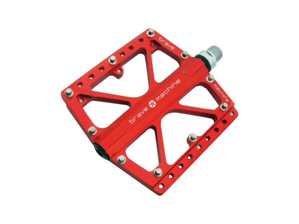 BRAVE Plattform-Pedal "Freeride Extreme" Mod. 19 S rot