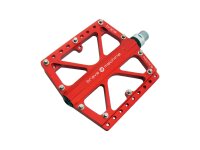 BRAVE Plattform-Pedal "Freeride Extreme" rot