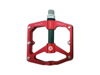 BRAVE Plattform-Pedal "Freeride Carbon"  rot