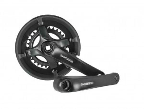 SHIMANO Kettenradgarnitur "TY501" 2-fach, 4-kant, 175 mm Kur