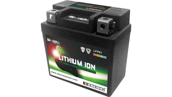 SKYRICH LiFePO4 Batterie LFP01 Hinweis: Lithium-Ba wartungsfrei