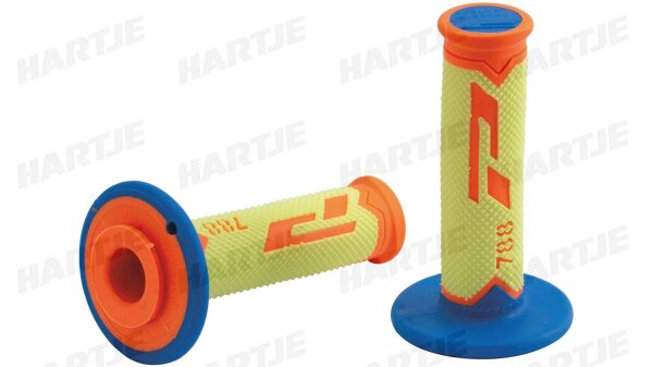 PROGRIP Griffgummi "788" Typ: MX, 3 Komp orange fluo / gelb fluo / hellblau