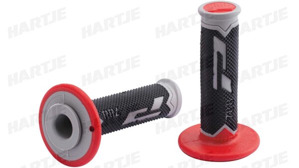 PROGRIP Griffgummi "788" Typ: MX, 3 Komp grau / schwarz / rot