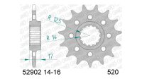 AFAM Antriebsritzel "52902" 520 Stahl 14...