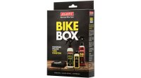 ATLANTIC Pflegemittel-Set "Bike Box" Rei Bestehend aus:  1 x Atlantic Komplettreiniger, 250 ml Sprühflasche 1 x Atlantic Radglanz, 250 ml Sprühflasche 1 x Atlantic Oelzeuch, 100 ml Tropfflasche 1 x Atlantic Mikrofasertuch