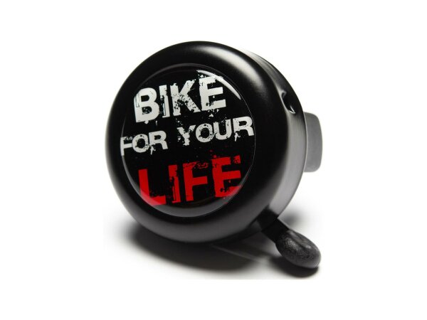 REICH Glocke "Bike for your Life" SB-ver schwarz