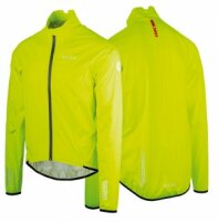 wasser-wind-regen jacke wowow de muur gelb mit reflekt....