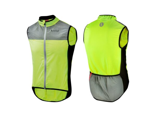 RACEVIZ Reflex-Sportweste "Dark Jacket 1.1" SB-ver Gr. 3XL