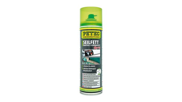 PETEC Haftschmiermittel "Seilfett" Hochdruckbestän 500 ml Spraydo