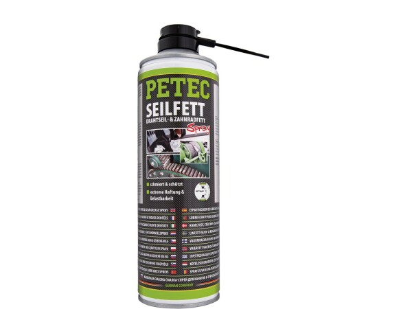 Petec Seilfett, Drahtseil- & Zahnradfett Spray  Spray