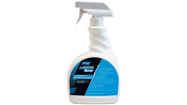 NORTON Polierpaste "Liquid Ice" 1- oder  1-/ 2-Schritt Prozess "Detailer Spray", 946 ml Sprühflasche Zum Entfernen von Polierrückständen und zur Versiegelung polierter Oberflächen.