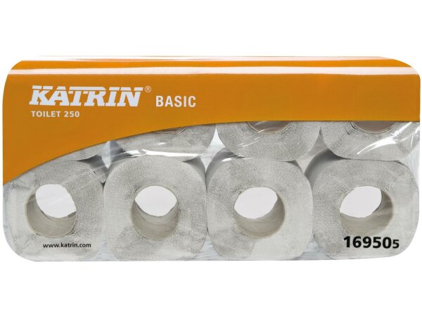 NORDVLIES Toilettenpapier "Katrin Basic Toilet 250", 2-lagig