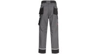 NITRAS Bundhose "Motion Tex Plus" 65% Polyester, 3 grau/schwarz, 