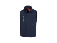 Motion Tex Light Softshellweste blau, Gr. XL