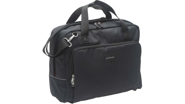 NEW LOOXS Schultertasche "Postino" Volumen: 18 l,  black