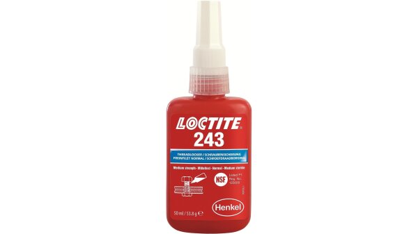 LOCTITE Schraubensicherung "243" Mittelf 50 ml Flasche