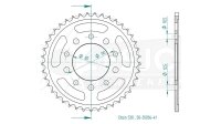 ESJOT Kettenrad "35036" 530, Stahl 42 Zähne