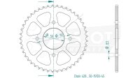 ESJOT Kettenrad "15103" 428, Stahl, schw 45...