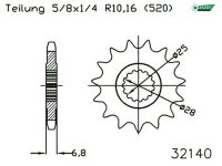 ESJOT Antriebsritzel "32140" 520, Stahl 14...