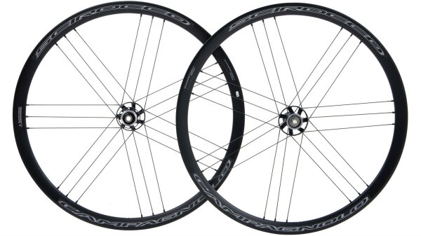 CAMPAGNOLO Laufradsatz "Scirocco DB" Ren HG 8-11 V.R.: 12 x 100 mm, Steckachse H.R.: 12 x 142 mm, Steckachse