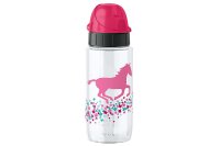 EMSA Trinkflasche Tritan Kids pink Horse 0,5l transparent