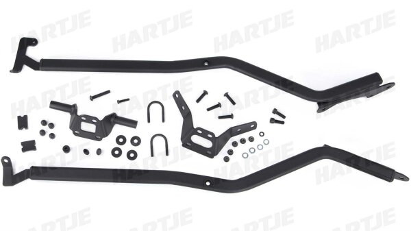 Kappa Topcaseträger  Für Monokey und Mon schwarz, zu montieren mit dem Monokey-Plattenkit KM5, KM7, KM9B, KM9A und dem Monolock-Plattenkit KM5M, KM6M