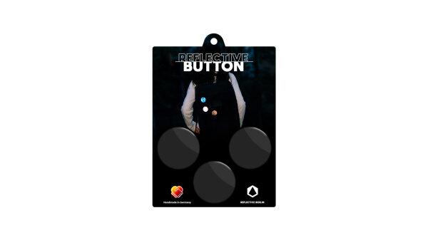 REFLECTIVE BERLIN Reflex-Button "Button" All Black