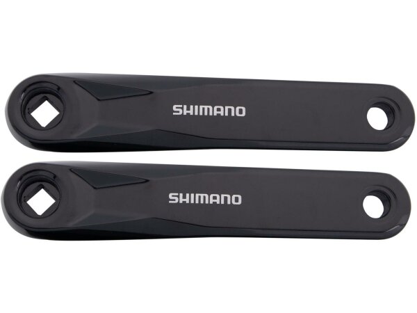 SHIMANO Kurbelarmsatz "STEPS FC-E5010" 1-fach, Alu schwarz