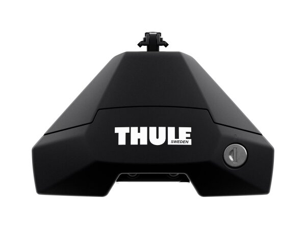 THULE Befestigungssystem Fußsätze und Be # 7105, Fußsatz Evo Clamp Für Thule Evo Dachträgersystem, für Fahrzeuge ohne bereits vorhandene Dachträger-Befestigungspunkte oder werkseitig montierte Träger, max. Zuladung: 75 kg