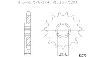 ESJOT Antriebsritzel "32070" 520, Stahl 12...