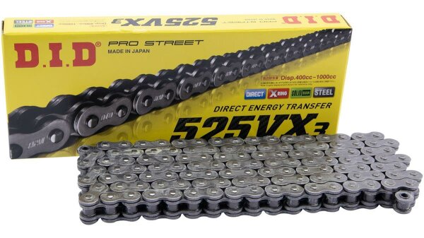 DID Kette "525VX3" 5/8 x 5/16, Pro-Stree 110 Glieder