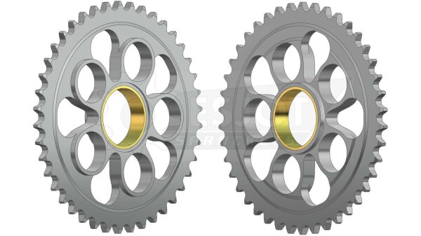 ESJOT Kettenrad "29036" 525, Stahl, silb 42 Zähne