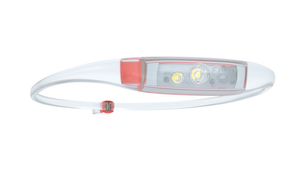 KNOG Stirnleuchte "Quokka Run" Verstellb transparent / coral