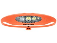 KNOG LED-Stirnleuchte "Bilby" Verstellba fluro orange