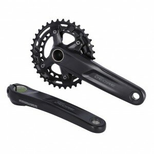 SHIMANO Kettenradgarnitur "Deore" FC-M51 175 mm Kurbellänge, 48,8 mm Kettenlinie