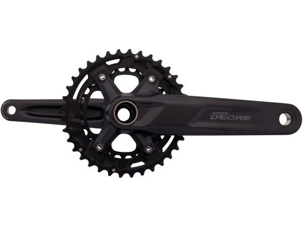 SHIMANO Kettenradgarnitur "Deore" FC-M51 170 mm Kurbellänge, 48,8 mm Kettenlinie