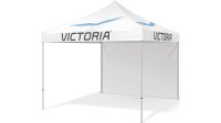 VICTORIA Zelt Mit Dach, 3 x 3 m, Alumini Zeltgestell mit...