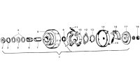 Ersatz für Kupplung Mofa, vorne Kupplung kpl., 27 mm Ø Lauffläche