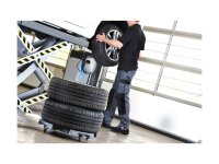 Reifentransportgerät "Wheel Trolley", Für 8 Reifen oder 4 Rä