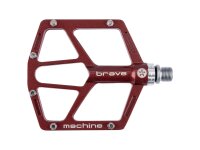 BRAVE Plattform-Pedal "Superthin" Mod. 1 rot