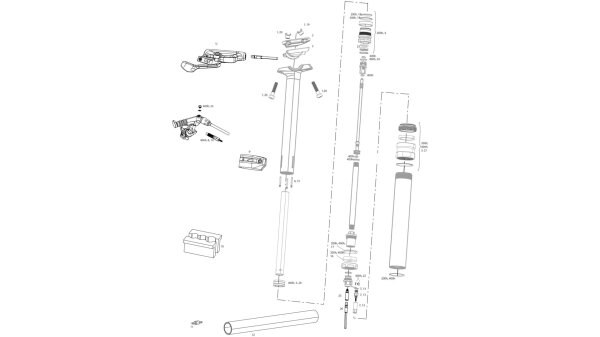 ROCKSHOX Ersatz für Variosattelstütze "R U-Dichtung für Dichtkopf, Satz zu 10 Stück