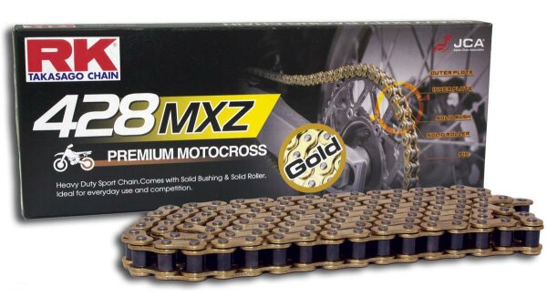 RK Kette "GB428MXZ" 1/2x5/16, MX-Racing  116 Glieder