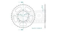 ESJOT Kettenrad "32048" 520, Stahl 43...